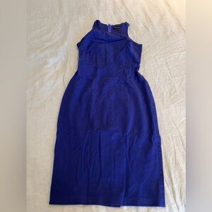 Racer back zip midi dress size 8